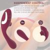 10 sucking and vibration modes,Automatic Women Vibrate Powerful ThrustinG Viberate Adult Toy for Women Pleasure Inch Smooth Bendable Silicone Wand wit